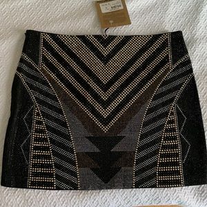 NWT Fate Studded Skirt